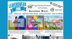 Desktop Screenshot of leaverswear.com